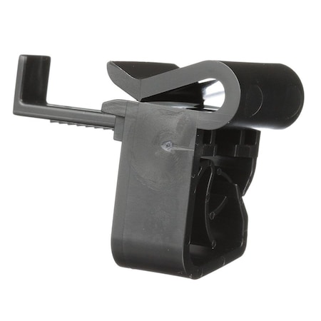 Panduit Cable Clip, Acetal, 0.30 in Bundle Dia., Black, 0.88 in L, 100 PK UCCAD-C130